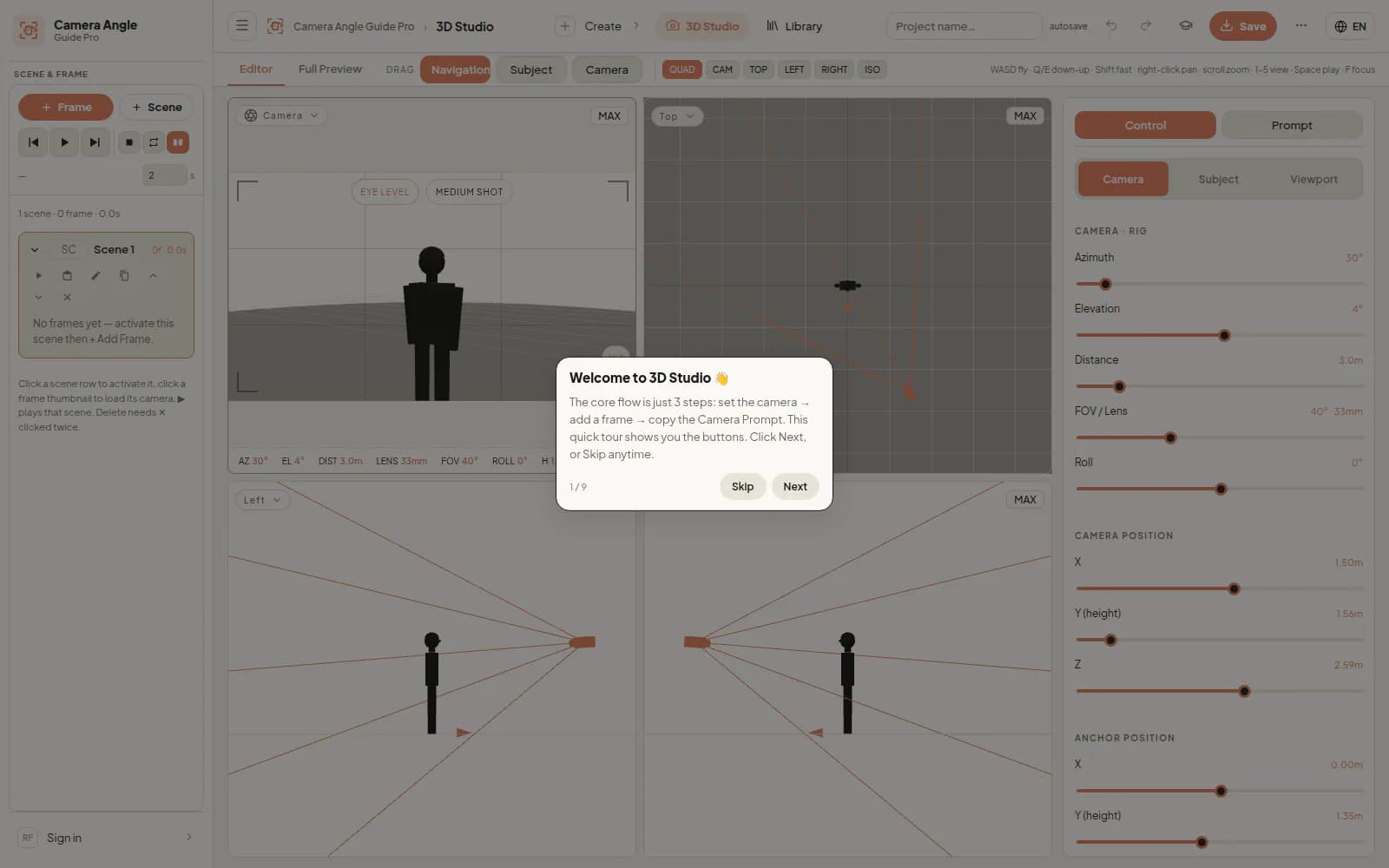 Preview visual FramePilot