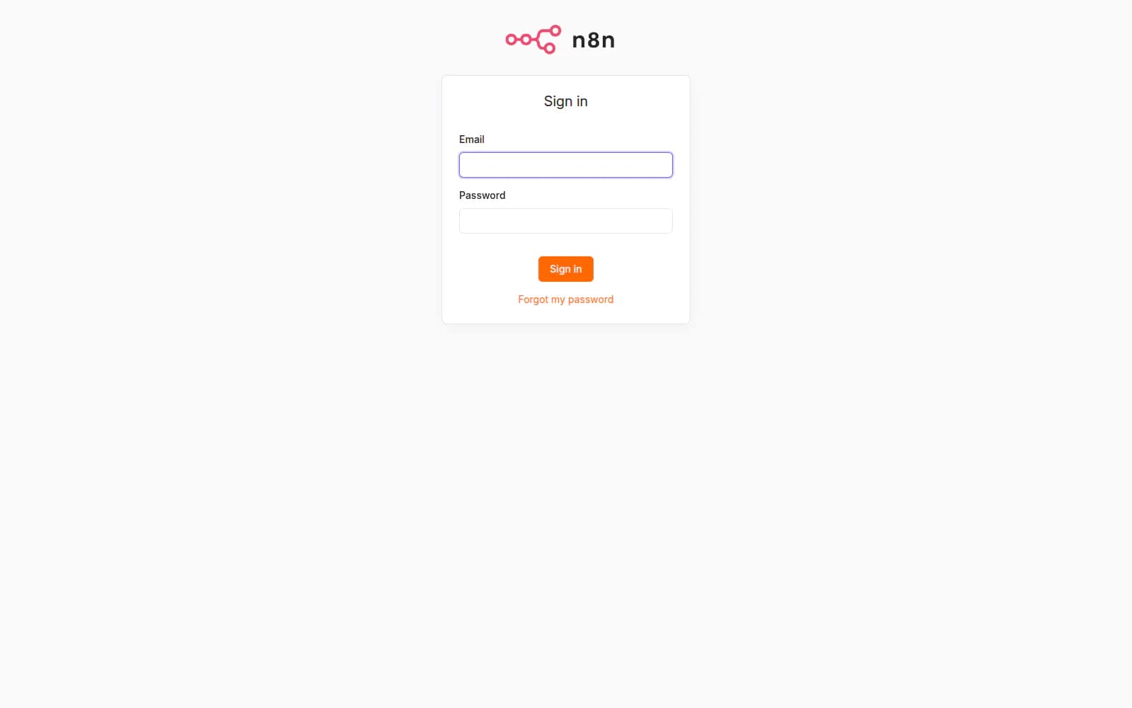 Preview visual n8n — private automation