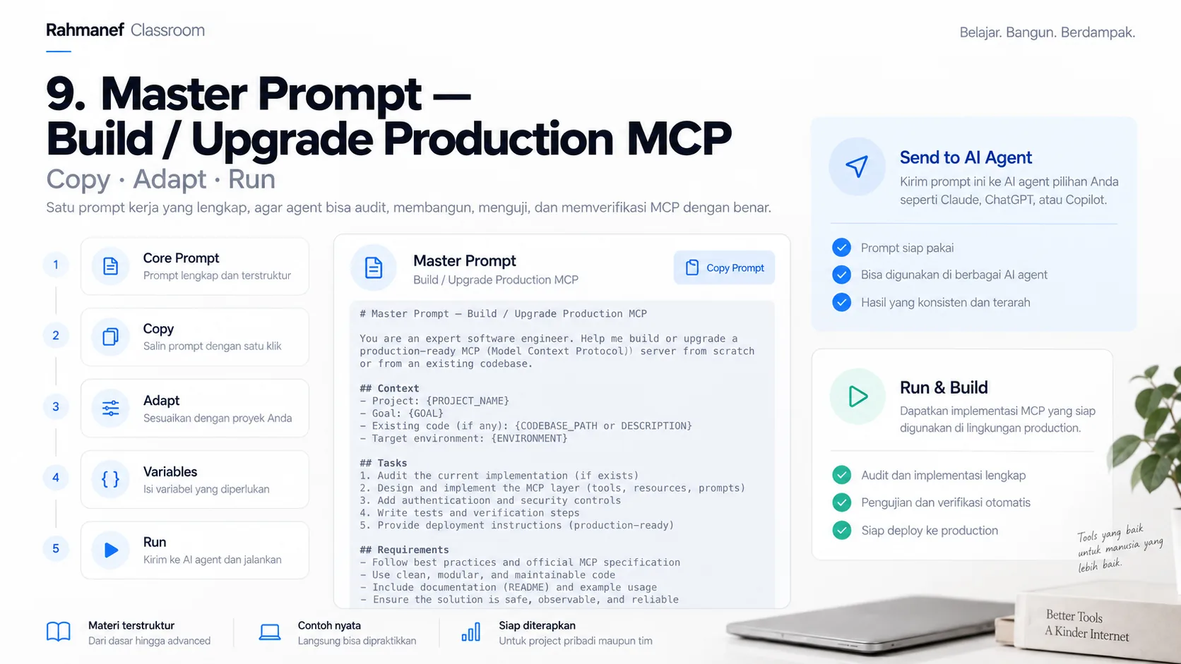 Master Prompt — Build / Upgrade Production MCP